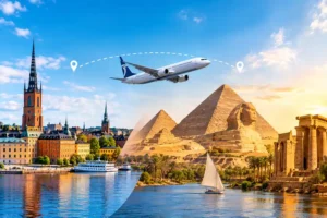 vuelos directos Estocolmo El Cairo 2026
